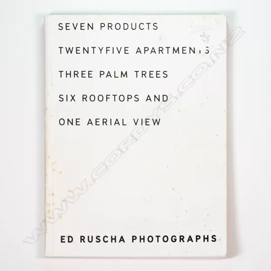 Ed Ruscha Photographs (published Gagosian 2003)