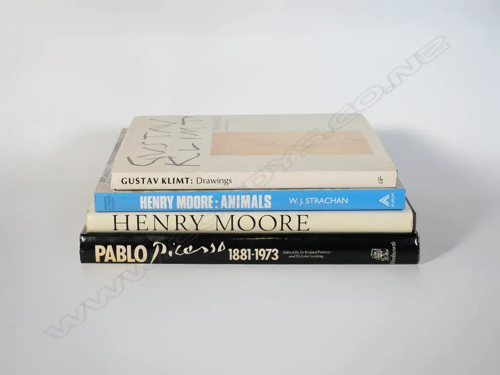 Four International Art Titles - Incl. Klimt/Henry Moore/Picasso Image 1++