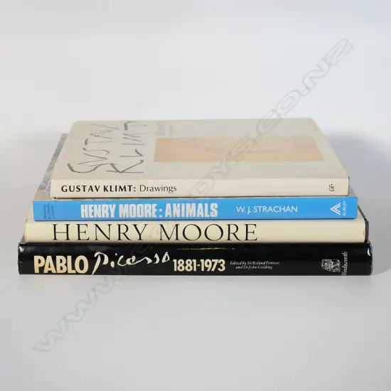 Four International Art Titles - Incl. Klimt/Henry Moore/Picasso