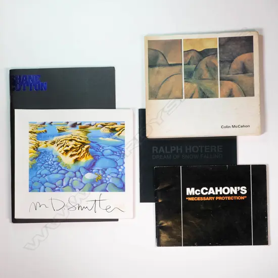 Five Art Publications incl. McCahon. Smither. Hotere. Cotton