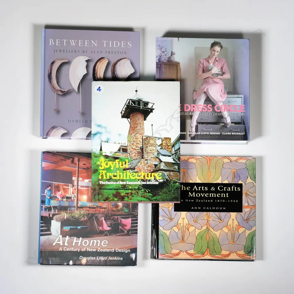 Five NZ Design Publications incl. Ian Athfield & NZ Arts & Crafts Image 1++