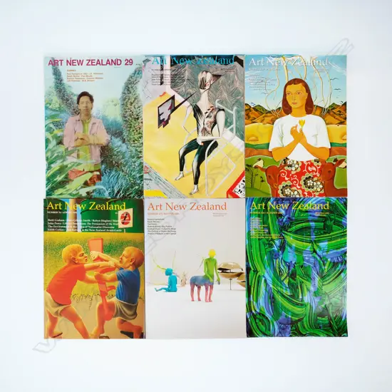 Over 100 Art New Zealand Magazines between 1977 and 2023