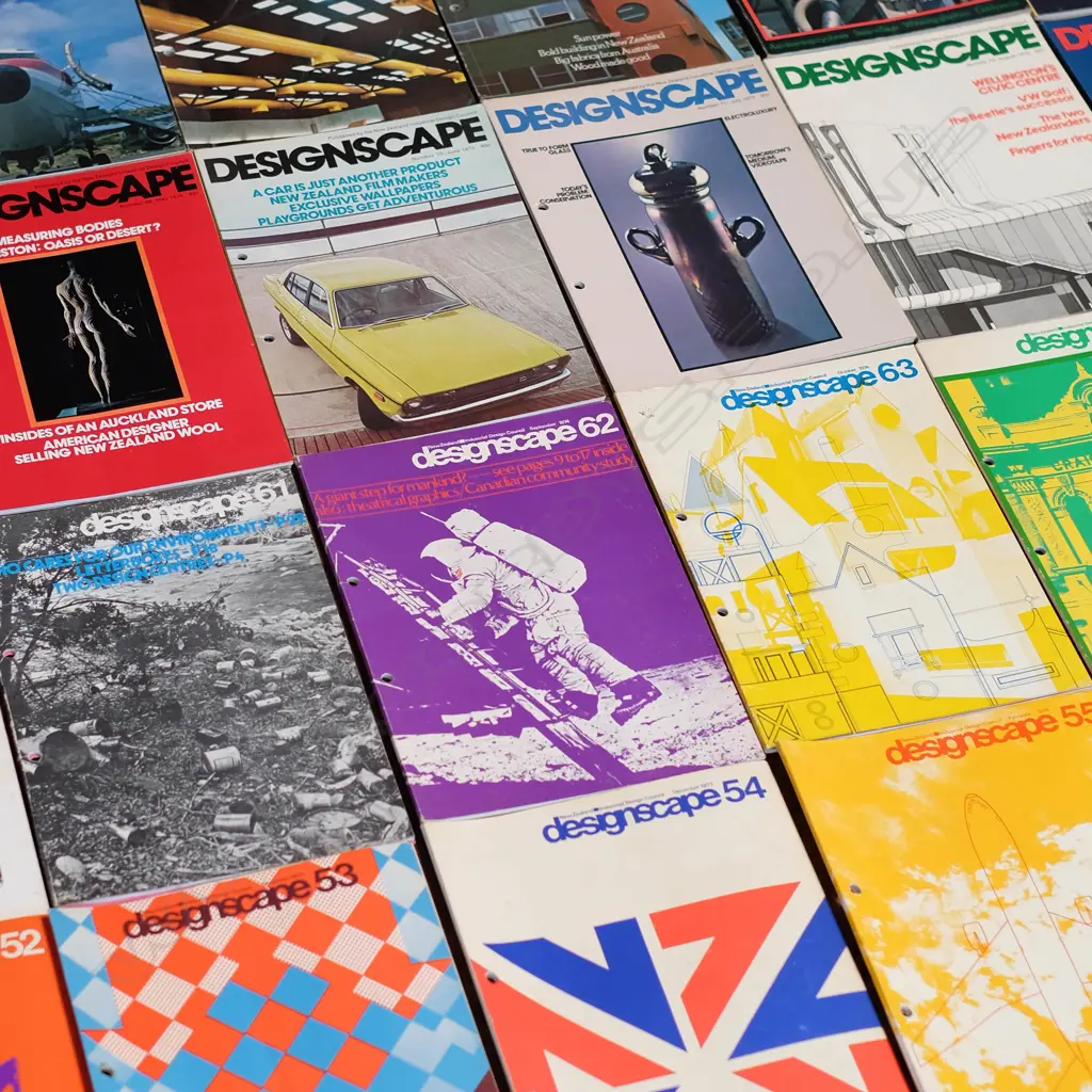 DESIGNSCAPE magazines - Vol. 35 - 122. Articles on Hammond/Guy Ngan. 1972-1980 Image 1++