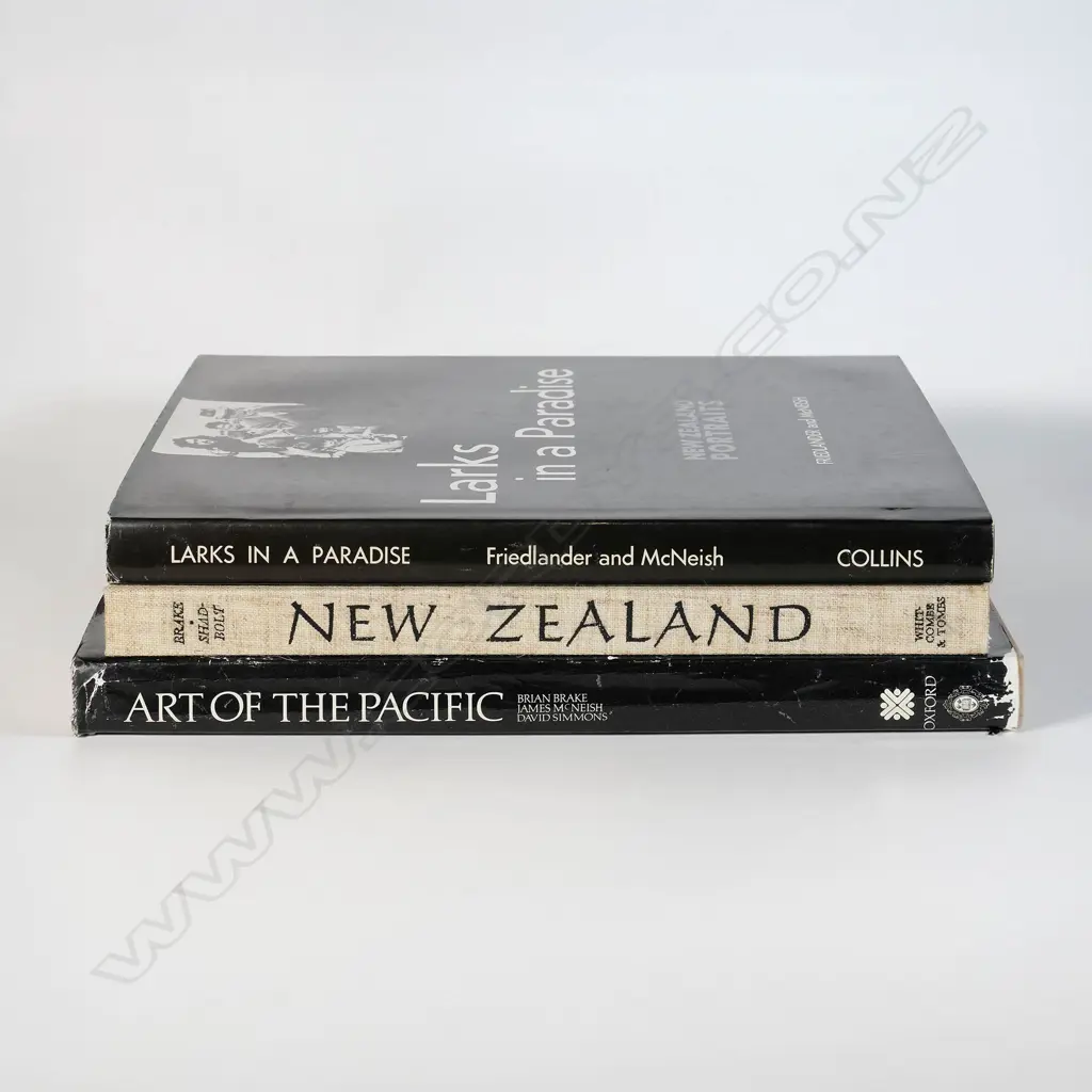 Three Hardcover NZ Books - Photographs by Brian Brake & Marti Friedlander Image 1++