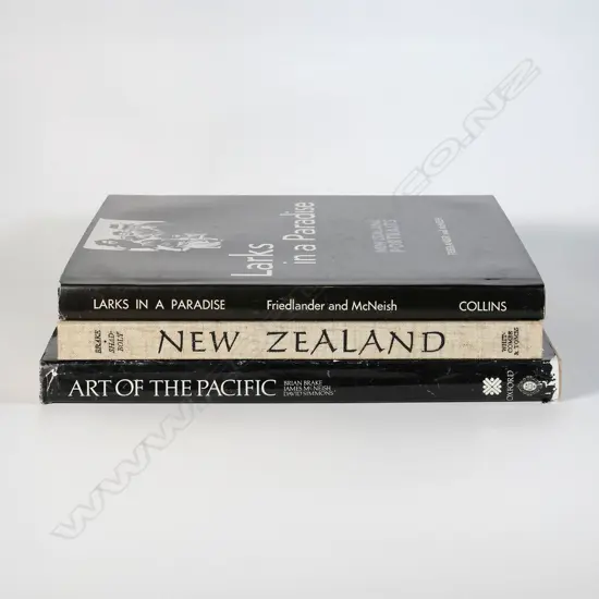 Three Hardcover NZ Books - Photographs by Brian Brake & Marti Friedlander