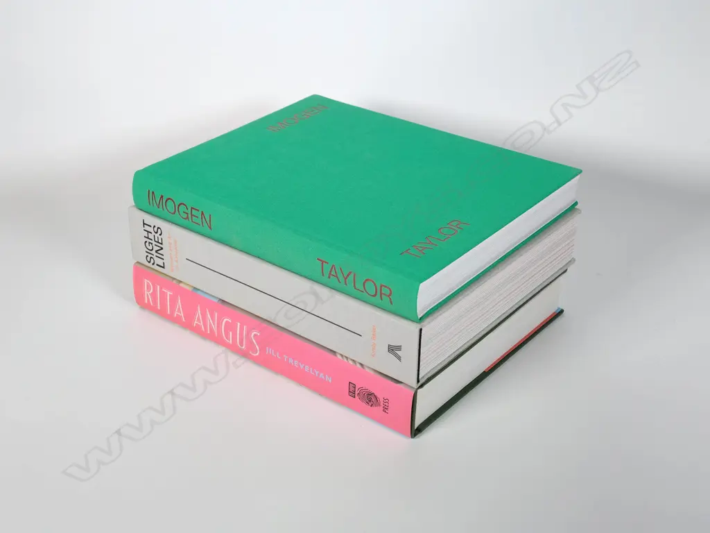 Three Art Books - Imogen Taylor / Rita Angus / Sight Lines Image 1++