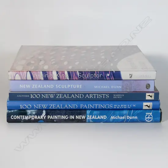 FIve Volumes NZ Art - Sculpture/Painting etc
