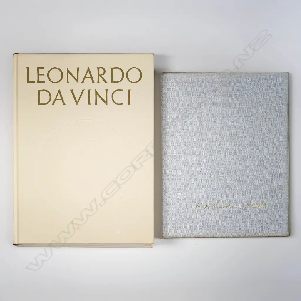 Two Large Format Hardcover Art Books - Leonardo da Vinci & Tolouse-Lautrec Image 1++