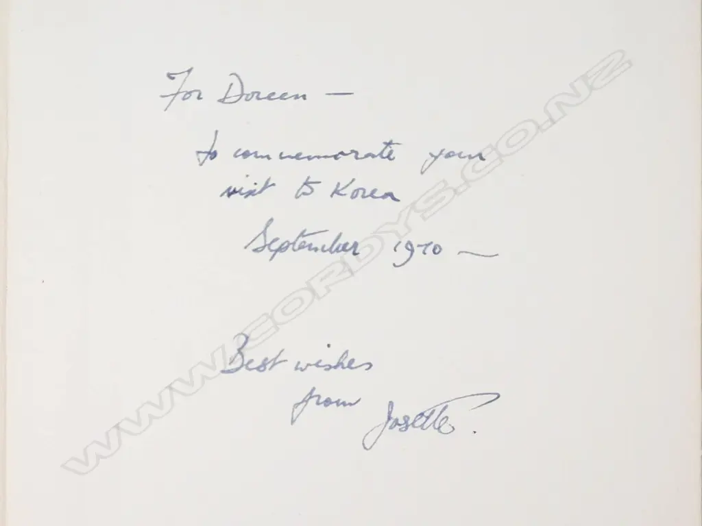 A Short History of Korean Art - SIGNED by Doreen Blumhardt Image 1++