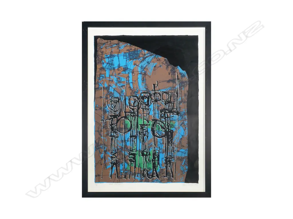 Ted Dutch (1928-2008) - Five Figures - Handmade Silkscreen 18/18.. 1970 Image 1++