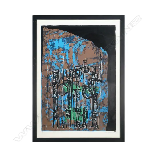 Ted Dutch (1928-2008) - Five Figures - Handmade Silkscreen 18/18.. 1970