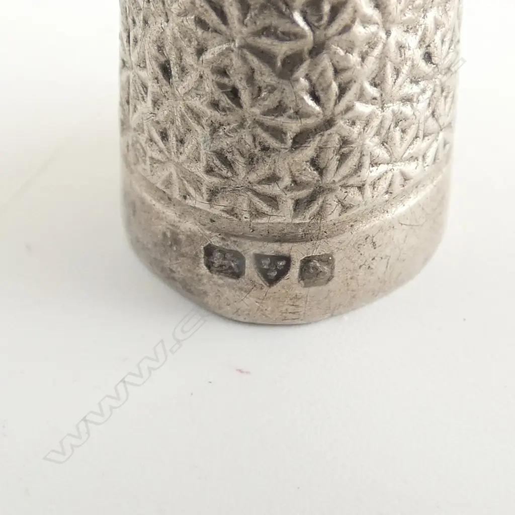 4 S/SILVER THIMBLES 21.8GMS Image 1++