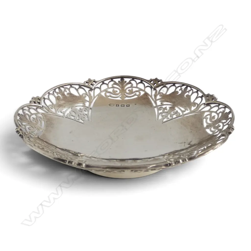 STG SILVER DISH, SHEFFIELD 1945, 127gms Image 1++