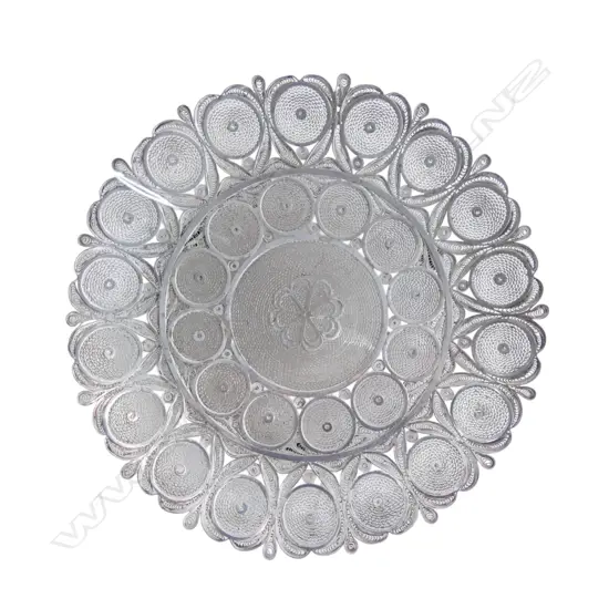 FILLIGRE SILVER 3 FOOTED DISH  106GMS