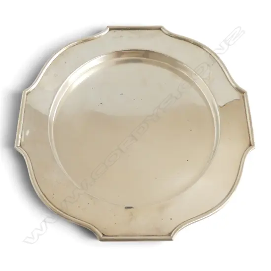 CONTINENTAL SILVER TRAY W.280mm 475gms