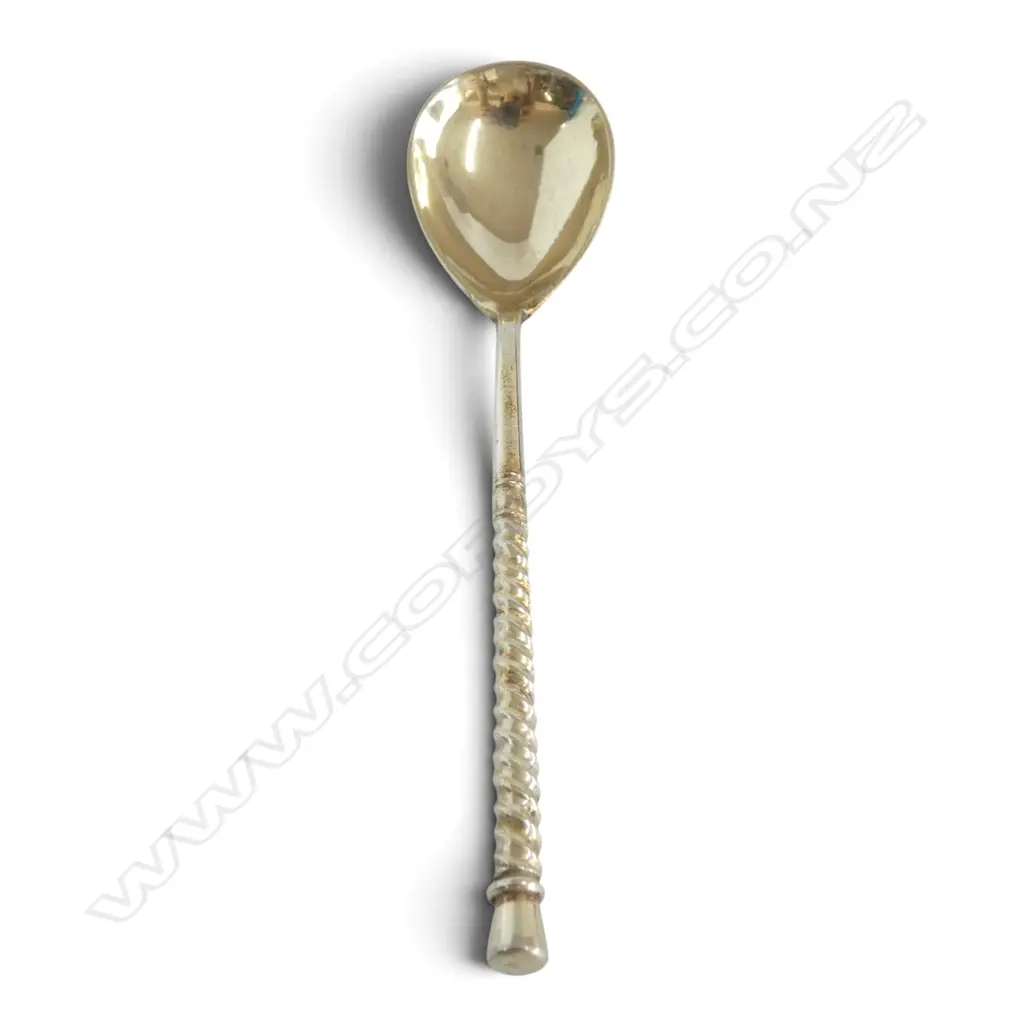 12 840 SILVER ST PETERSBERG COFFEE SPOONS, 154gms, ORIGINAL BOX Image 1++