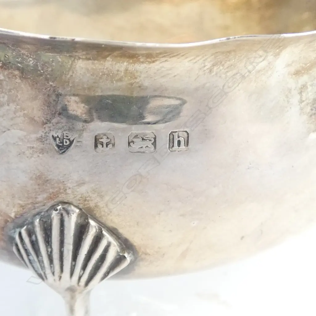 STG SILVER SAUCE BOAT, BIRMINGHAM 1907, 96gms Image 1++