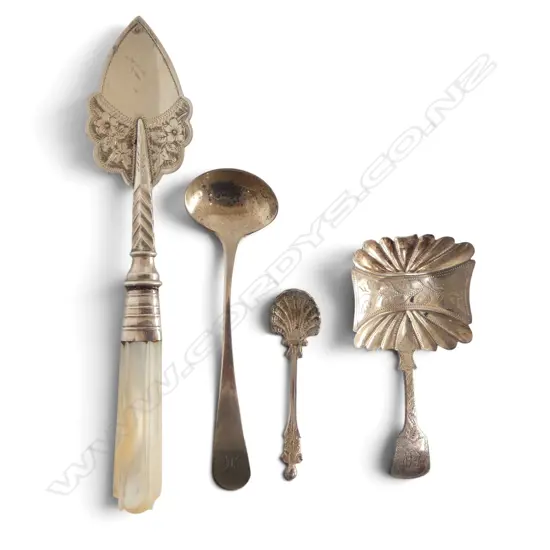 4 PCES STG SILVER CUTLERY, 40gms