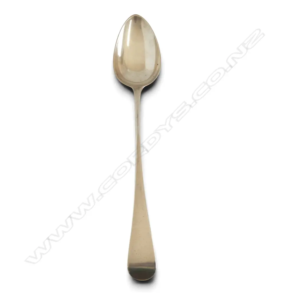 STG SILVER GEORGIAN PIE SPOON, LONDON 1802, 104gms Image 1++