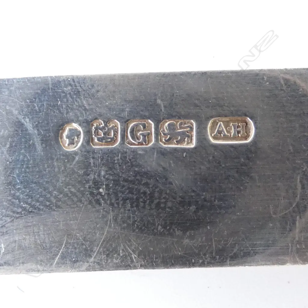 5 VICTORIAN STG SILVER FORKS & 3 FRUIT KNIVES blade & fork & handles silver w. metal core 300gms Image 1++