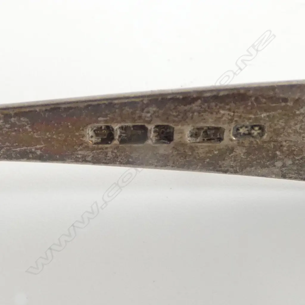 SILVER SUGAR NIPS Sheffield 1894. 20gms + 'Cartier Sterling Weighted' silver taper stick. H.135mm. 31gms Image 1++