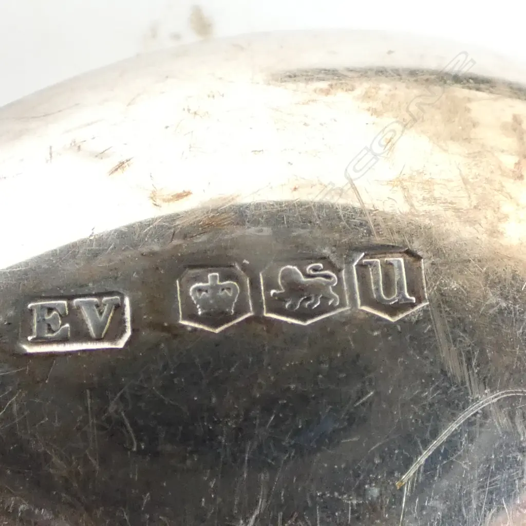 10 STG SILVER TEASPOONS (6+4) 85gms Image 1++
