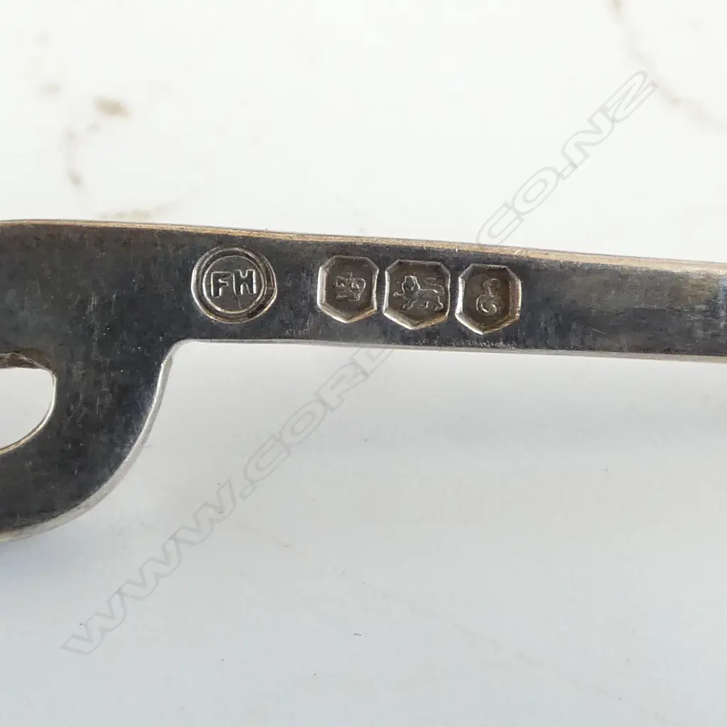 10 STG SILVER TEASPOONS (6+4) 85gms Image 1++