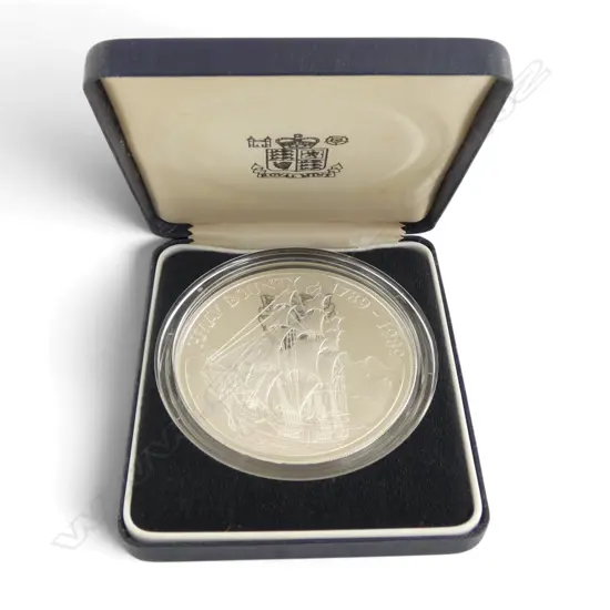 PITCAIN $50 .999 SILVER PROOF HMAV BOUNTY COIN 155gms