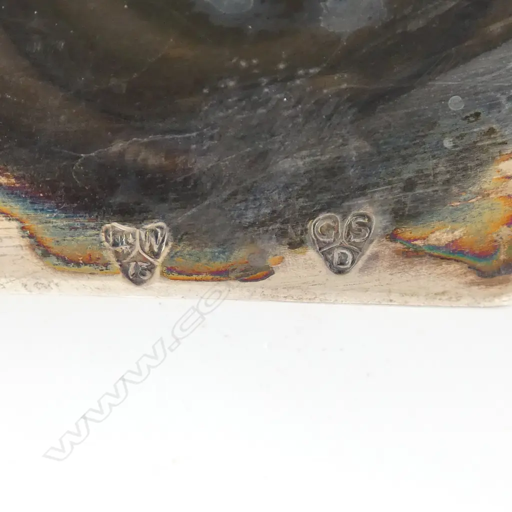 CONTINENTAL SILVER TRAY W.280mm 551gms Image 1++