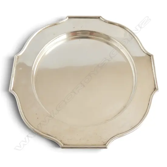 CONTINENTAL SILVER TRAY W.280mm 551gms
