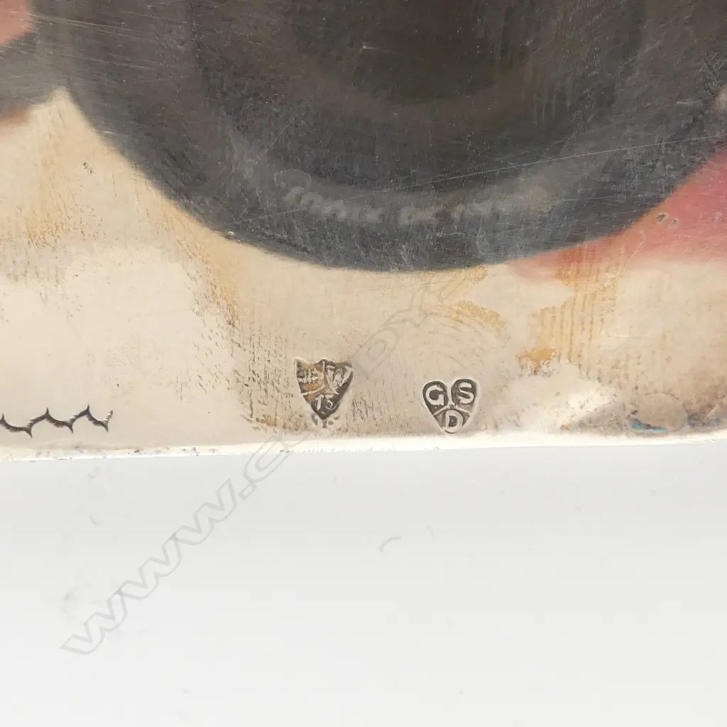 CONTINENTAL SILVER TRAY W.280mm 479gms Image 1++