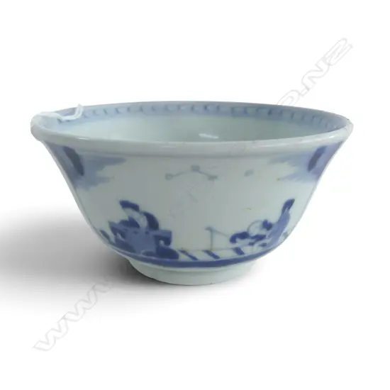ORIENTAL B/W BOWL 115mm dia