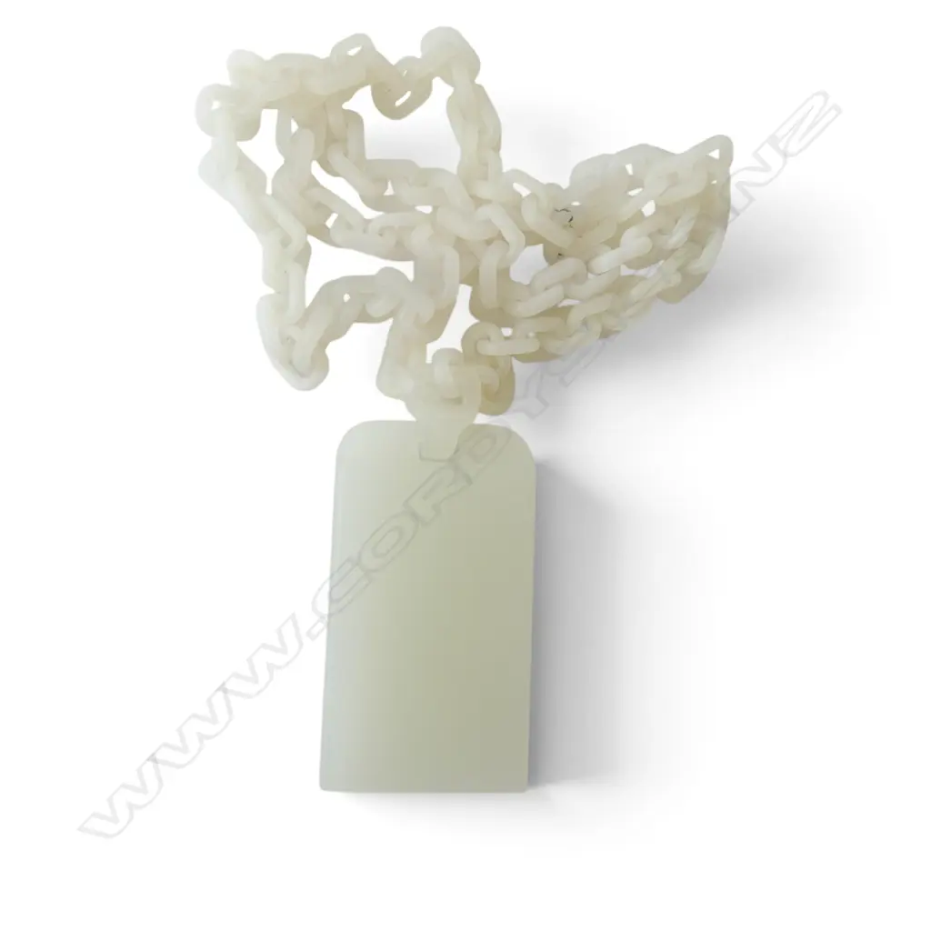 HETIAN JADE PENDANT NECKLACE CARVED FROM SINGLE PIECE OF JADE ACCOMPANIED BY TESTING CERTIFICATE AND ARTIST CERTIFICATE Image 1++