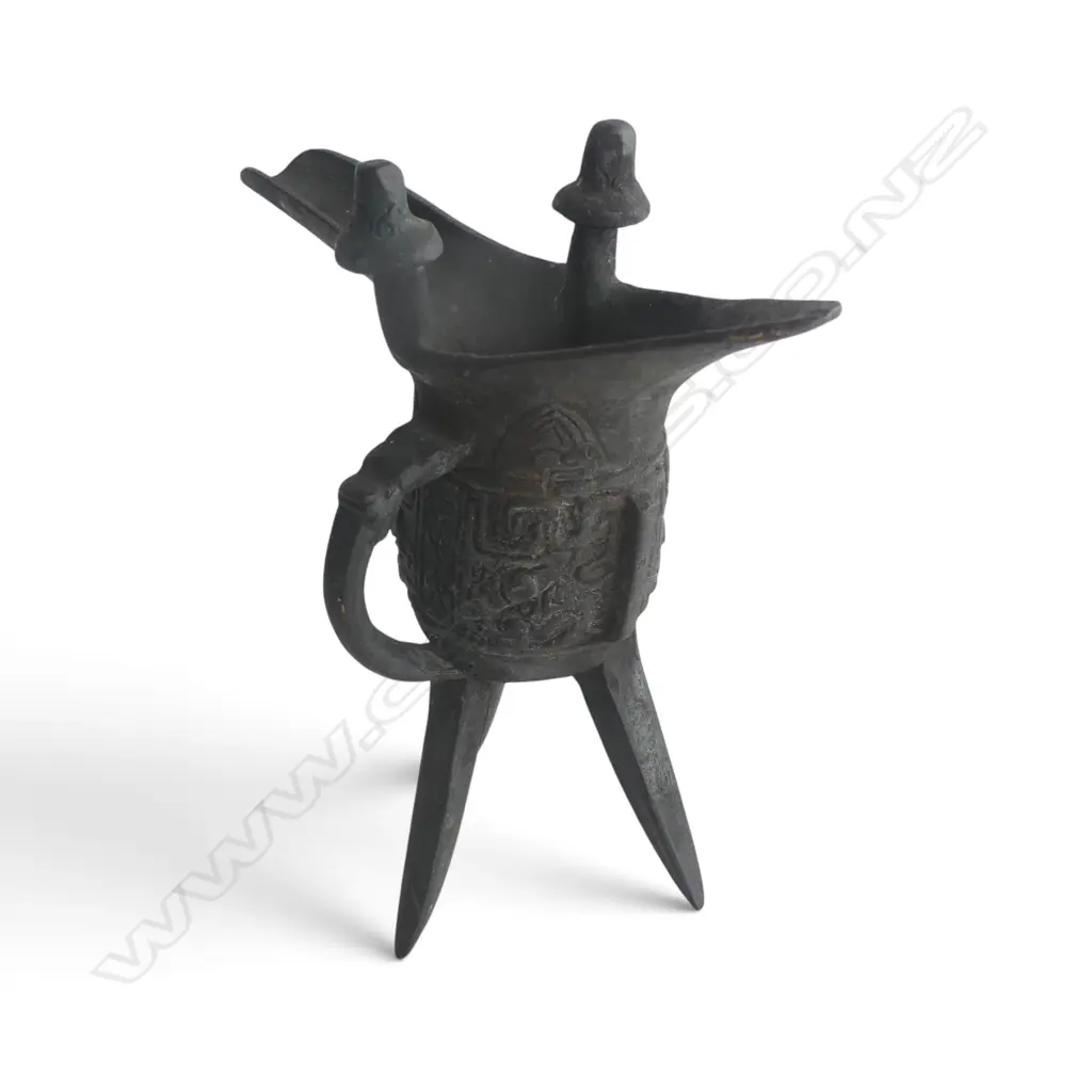 ORIENTAL ARCHAIC STYLE INCENSE BURNER H.170mm Image 1++