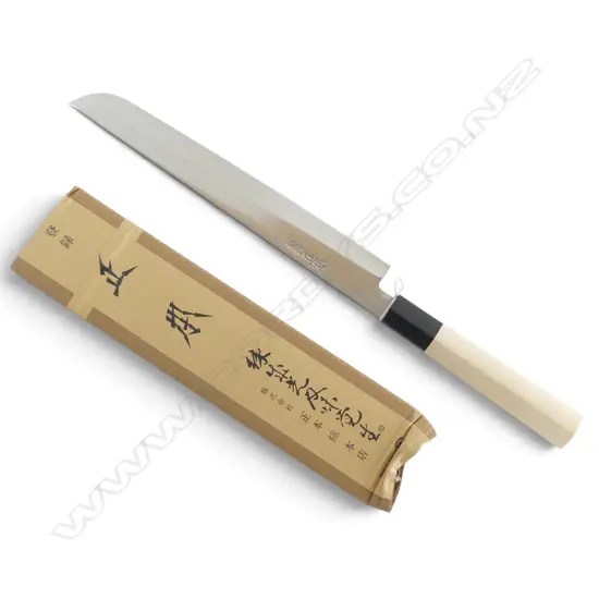JAPANESE DAMASCUS STEEL KITCHEN KNIFE L.395mm