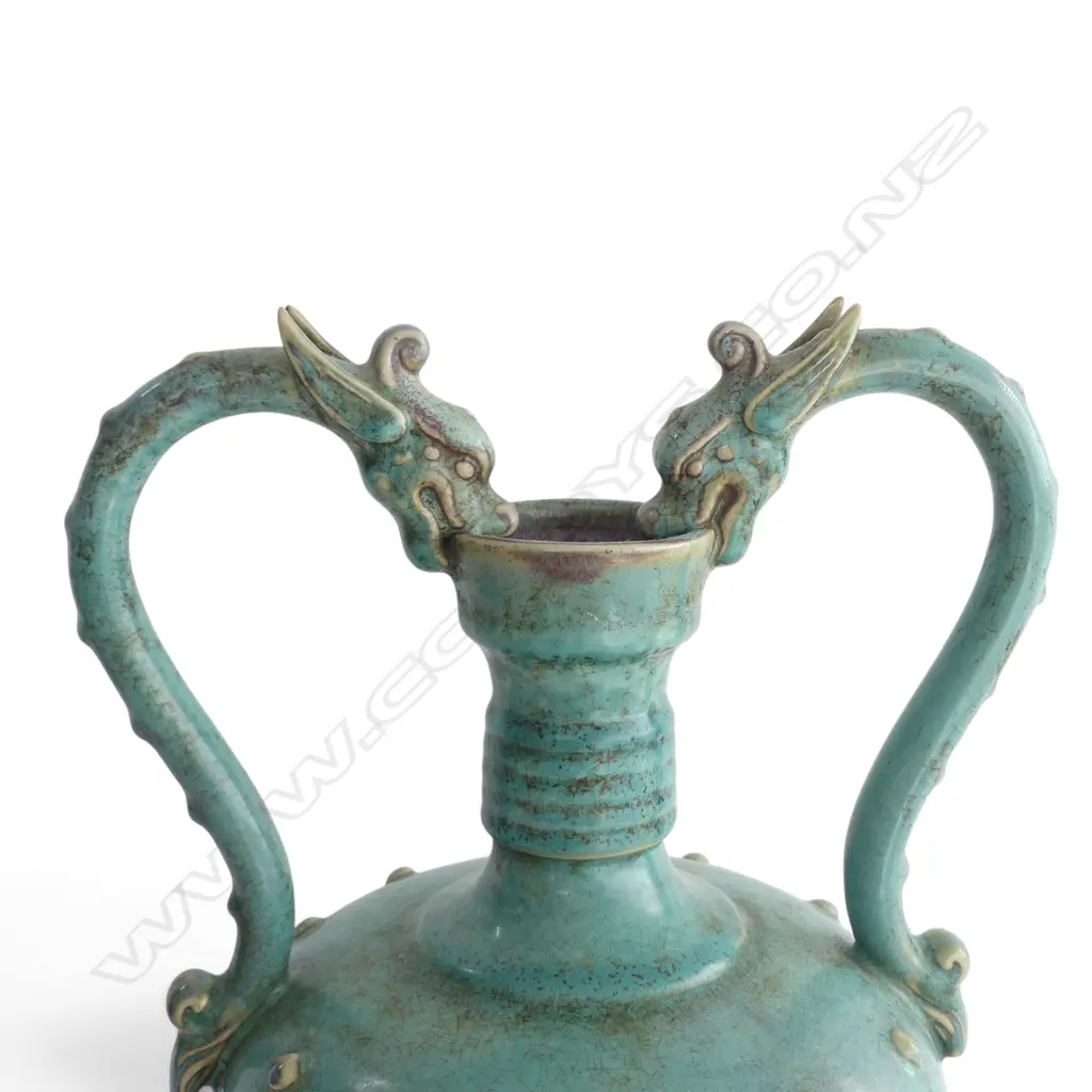 ORIENTAL CELADON VASE H.375mm Image 1++
