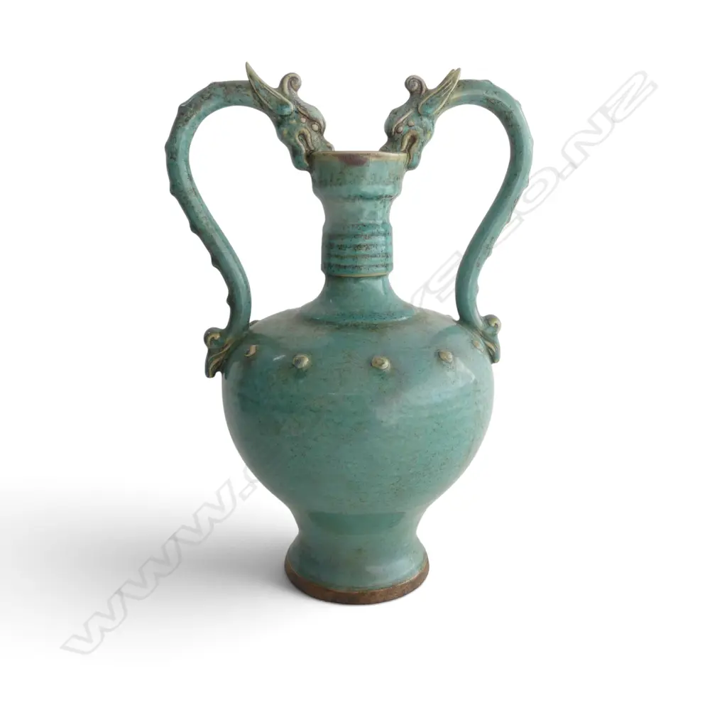 ORIENTAL CELADON VASE H.375mm Image 1++