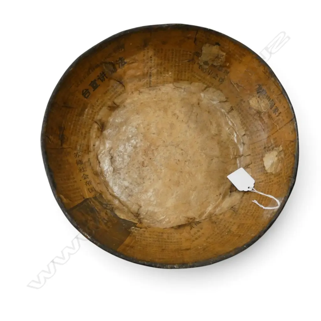 ORIENTAL PAPIER MACHE LIDDED CONTAINER H.330mm Image 1++