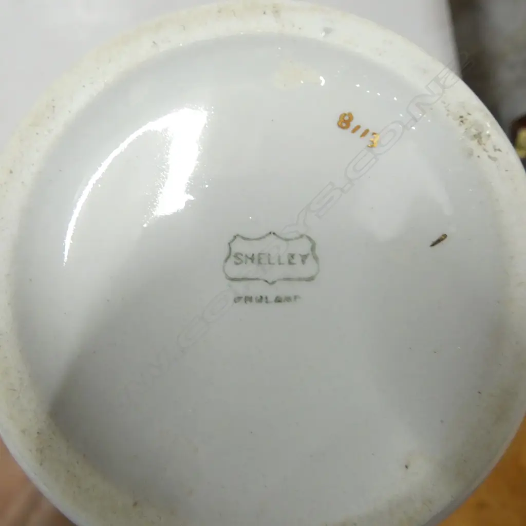 4 SHELLEY CHINA DECO COFFEE POTS MIXED PATS Image 1++