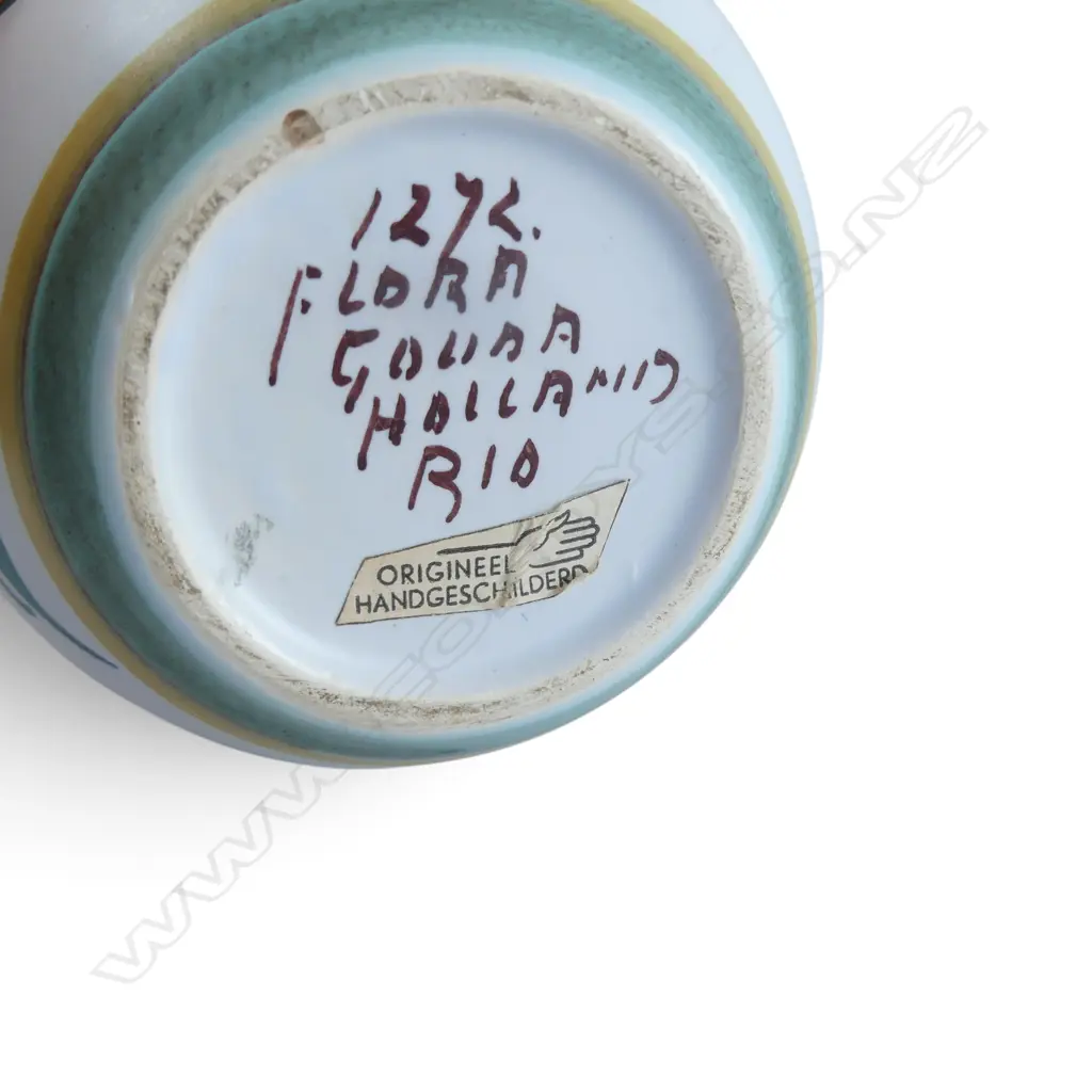 GOUDA VASE floral pattern H.220mm Image 1++