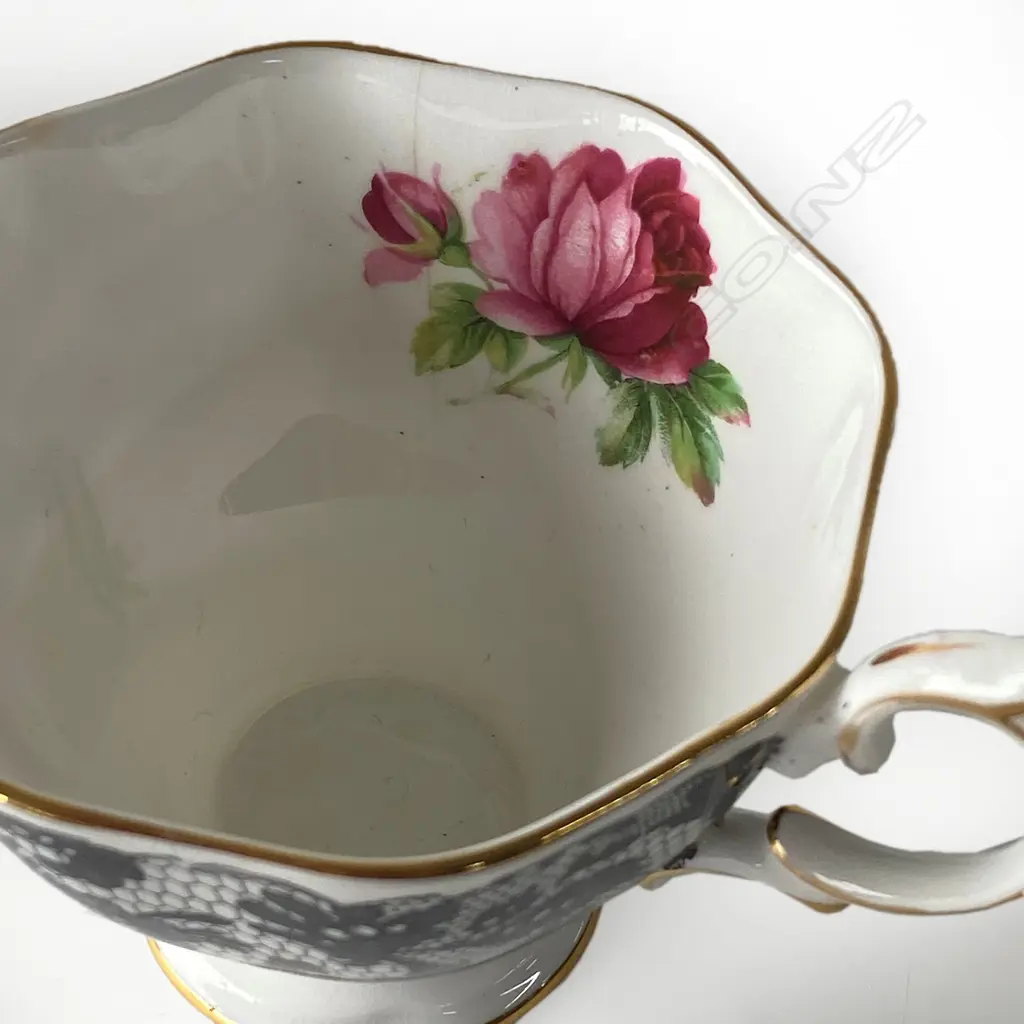 PAIR OF ROYAL ALBERT 'SENORITA' TRIOS, faint crack to rim of one (inside only) Image 1++