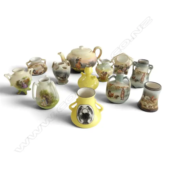 11 PCES ROYAL BAYREUTH INCL. TEAPOT