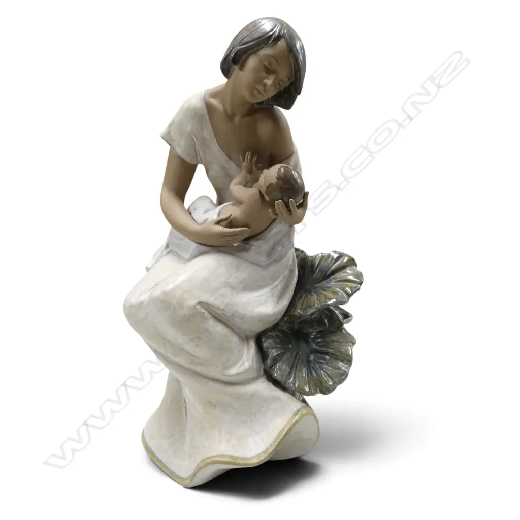 LLADRO 'A BEAUTIFUL BOND' FIGURINE w. box H.420mm Image 1++