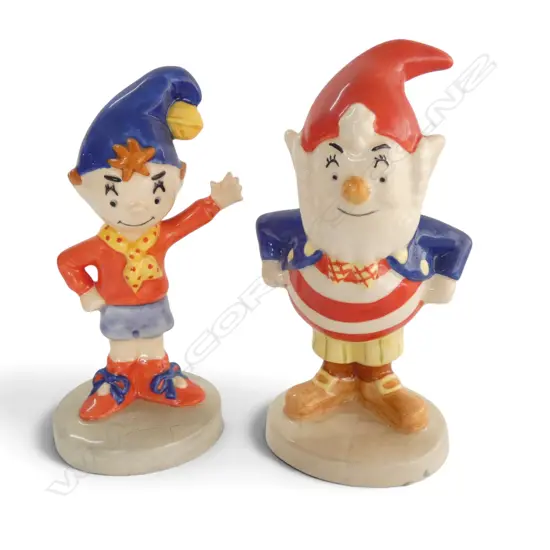 ROYAL DOULTON SP. ED. NODDY & BIG EARS FIGURINES 1997, H.125/140mm
