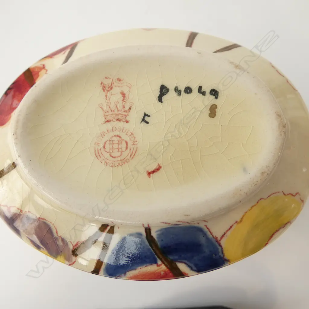 VINTAGE ROYAL DOULTON 'PANSY' SUGAR & CREAM Image 1++