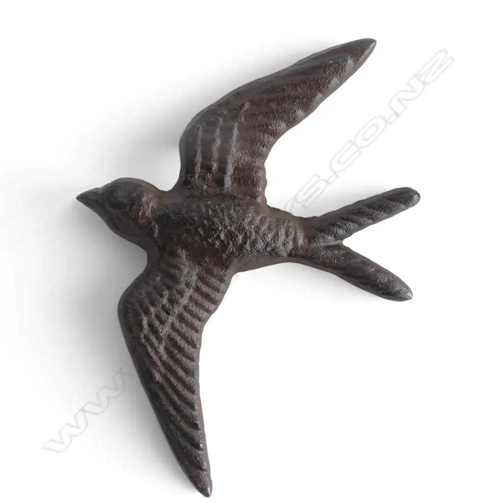 3 CAST IRON SWALLOW BIRDS 160x120mm Image 1++