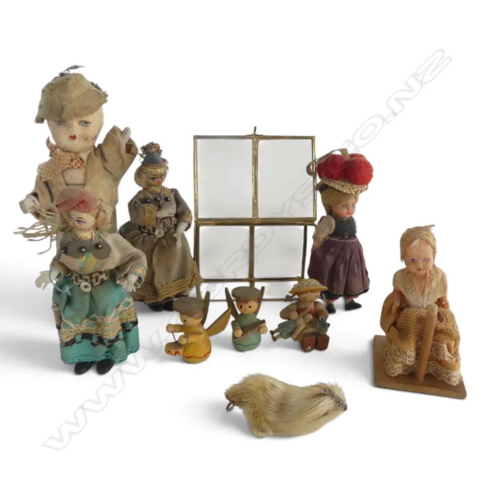 ASST. ANTIQUE EUROPEAN DOLLS H.160mm Image 1++