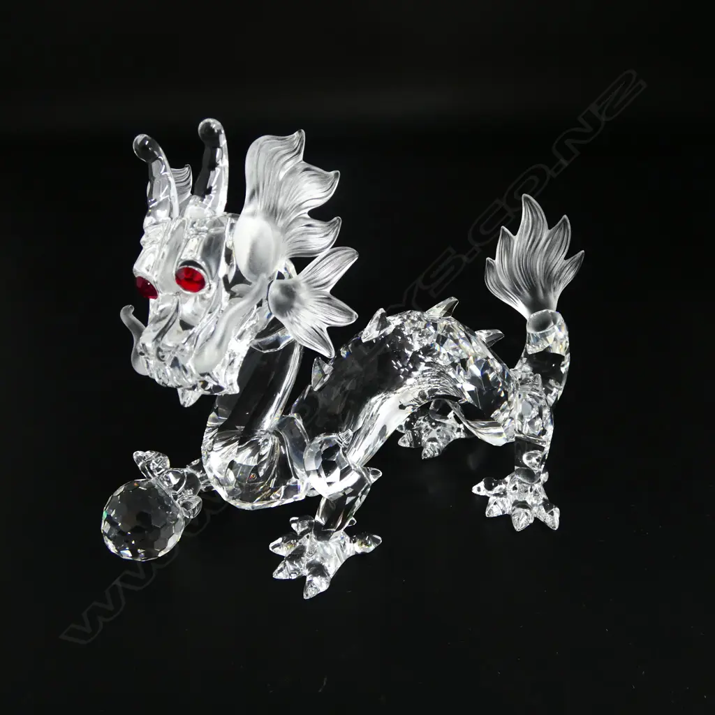 BOXED SWAROVSKI FABULOUS CREATURES 'THE DRAGON' L.130mm Image 1++