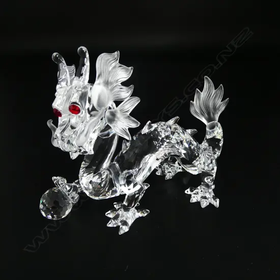 BOXED SWAROVSKI FABULOUS CREATURES 'THE DRAGON' L.130mm