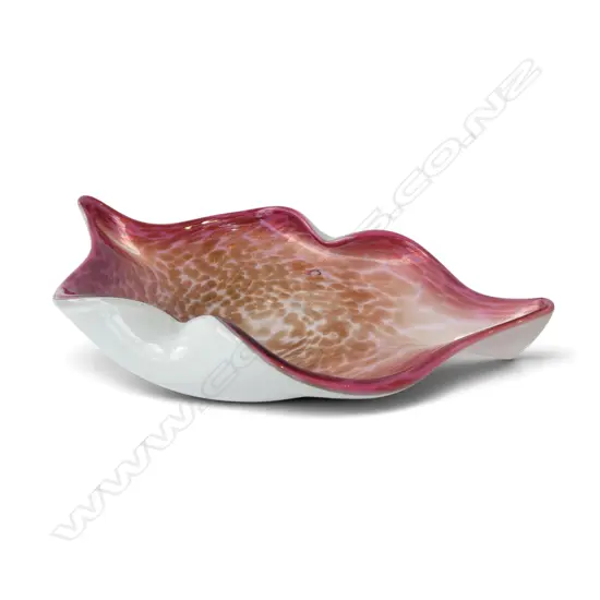 MURANO GLASS DISH. L.320MM